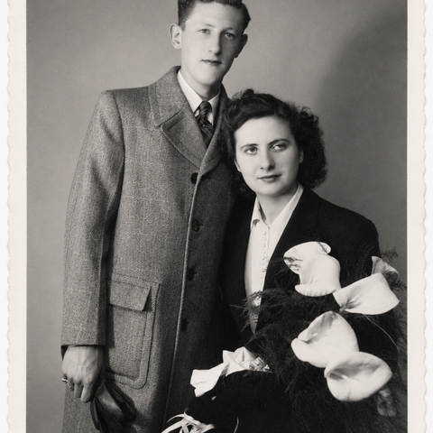 Trouwfoto Maximiliaan en Margaretha
