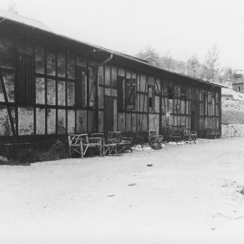 Barak subkamp Ellrich-Juliushütte - februari 1945