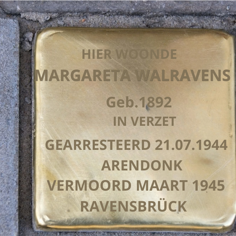 Struikelsteen Margareta Walravens