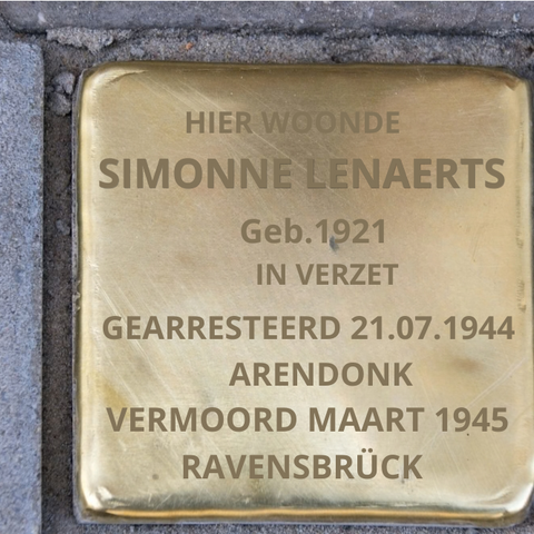 Struikelsteen Simonne Lenaerts