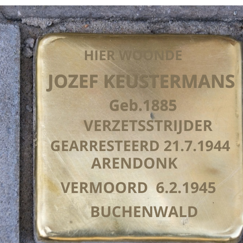 Struikelsteen Jozef Keustermans