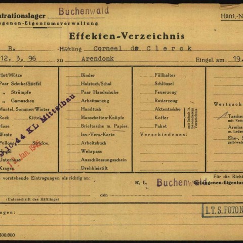Effekten-Verzeichnis